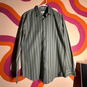 Calvin Klein Multicolor Striped Men's Shirt